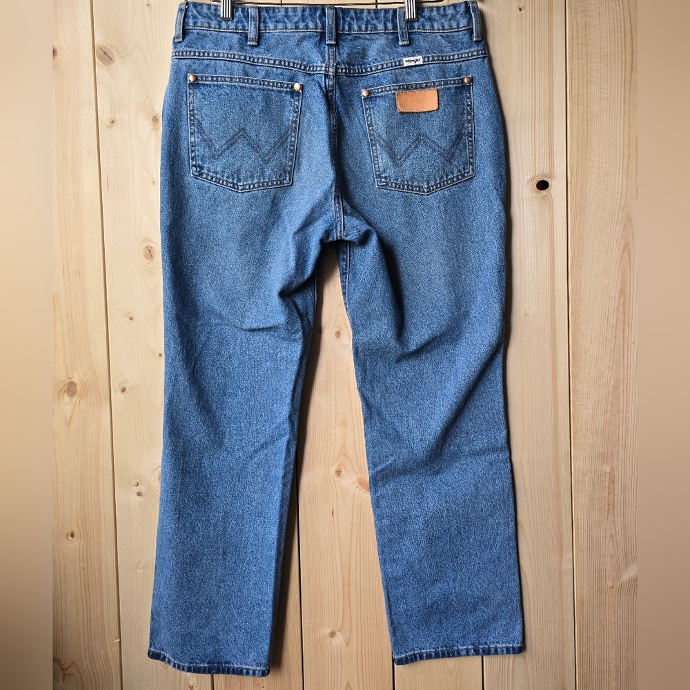 Wrangler Wild West 603 High Waist Ankle Straight Leg Jeans size 31 - Picture 7 of 13